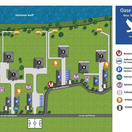 Appartement "Hafftraum" - Oase Am Haff Garz  المظهر الخارجي الصورة